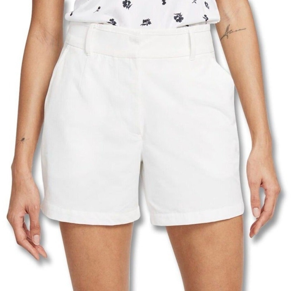Nike Women's High Waist Shorts White